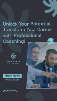 Professional Career Coaching Instagram Reel Image Preview