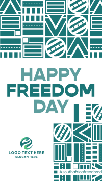South African Freedom Celebration Instagram Story Design