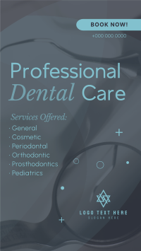 Professional Dental Care Services Instagram reel Image Preview