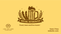 Virtual Oktoberfest Facebook event cover Image Preview
