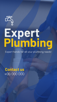 Clean Plumbing Works Facebook story Image Preview