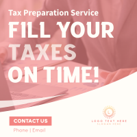 Fill Your Taxes Linkedin Post Image Preview