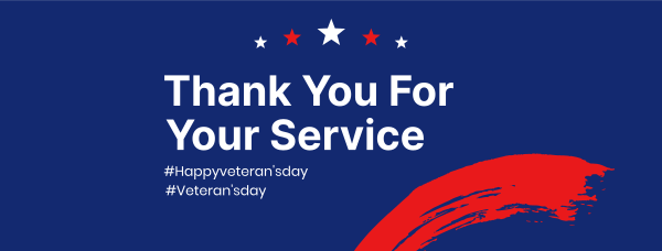 Thank You Veterans Facebook Cover Design Image Preview