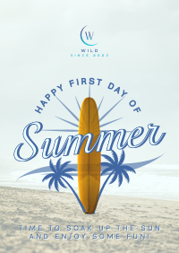 Vintage Summer Season Flyer Image Preview