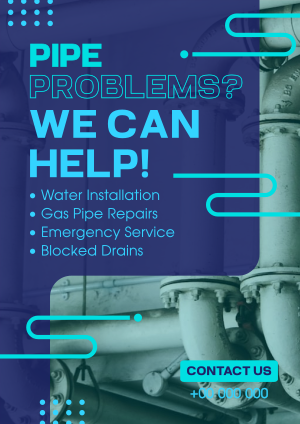 Plumbing Home Repair Flyer Image Preview