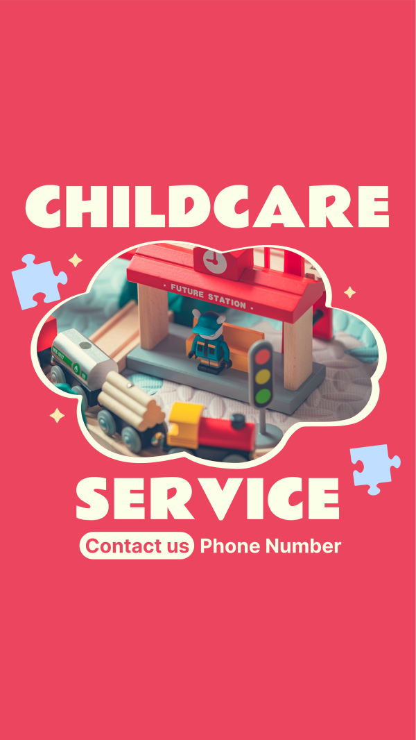 Childcare Daycare Service Instagram Story Design