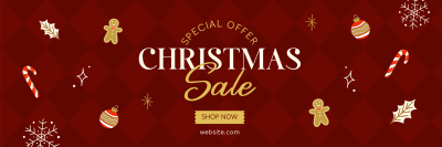 Christmas Eve Sale Twitter header (cover) Image Preview