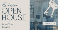 Elegant Open House Facebook Ad Design