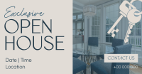 Elegant Open House Facebook ad Image Preview