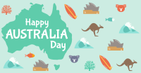 Australia Icons Facebook Ad Design