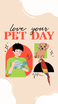 Loving Your Pet Instagram Story Design