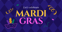 Mardi Gras Celebration Facebook ad Image Preview