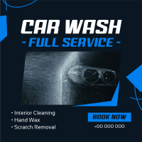 Carwash Full Service Instagram Post Design