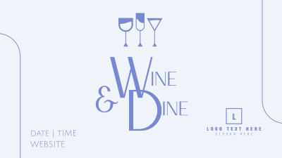 Wine and Dine Night Facebook event cover Image Preview