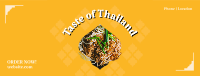Taste of Thailand Facebook cover Image Preview