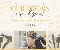 Grand Opening Salon Facebook Post Design