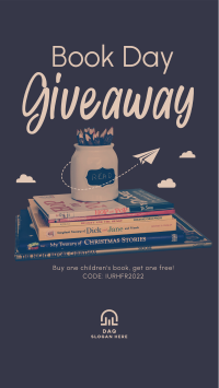 Book Giveaway Instagram story Image Preview