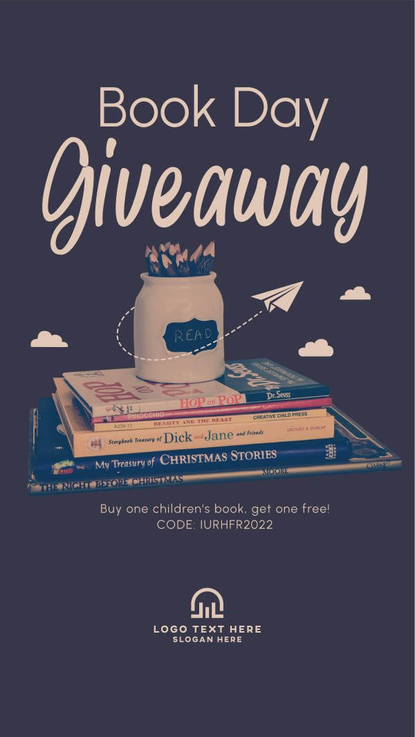Book Giveaway Instagram Story Design Image Preview