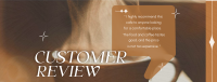 Shiny Coffee Testimonial Facebook cover Image Preview