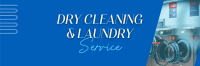 Quality Dry Cleaning Laundry Twitter Header Image Preview