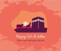 Eid Al Adha Kaaba Facebook Post Design