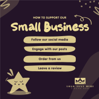 Support Small Business Instagram post Image Preview