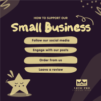 Support Small Business Instagram post Image Preview