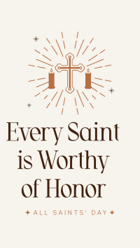Honor Thy Saints Instagram reel Image Preview