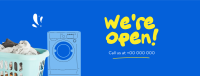 LaundryLaundry Opening Facebook cover Image Preview