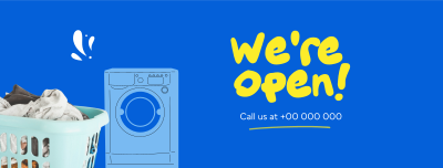 LaundryLaundry Opening Facebook cover Image Preview