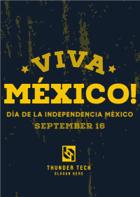 Viva Mexico Flag Poster Image Preview