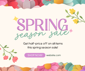 Spring Season Sale Facebook post Image Preview