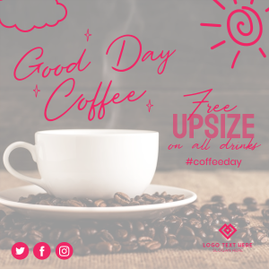 Good Day Coffee Promo Instagram post Image Preview