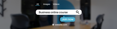 Business Search Bar LinkedIn banner