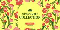 New Candle Collection Twitter Post Design
