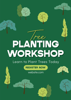 Tree Planting Workshop Poster Image Preview