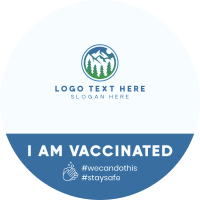 Get Your Vaccine Instagram Profile Picture Design