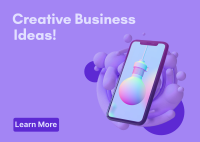 Creative Business Ideas Postcard Image Preview
