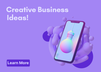 Creative Business Ideas Postcard Image Preview