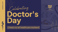 Celebrating Doctor's Day Facebook Event Cover Design