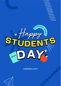 Happy Students Day Flyer Image Preview