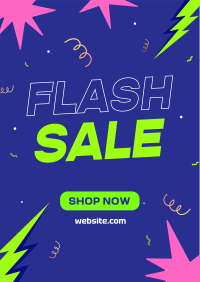 Trendy Flash Sale Poster Design