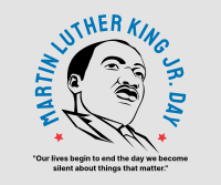 Martin Luther King Jr. Facebook Post Design