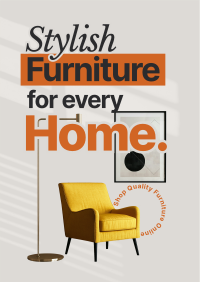 Shop Minimalist Furniture  Flyer Design