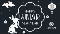 Lunar New Year Rabbit Facebook event cover Image Preview