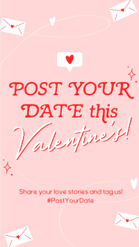 Your Valentine's Date Facebook Story Design