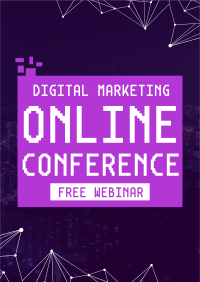 Online Conference Flyer Image Preview