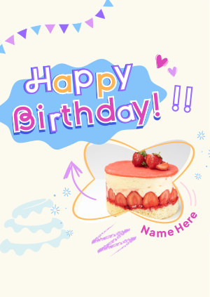 Fun Birthday Greeting Poster Image Preview