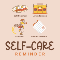 Self-Care Tips Linkedin Post Image Preview