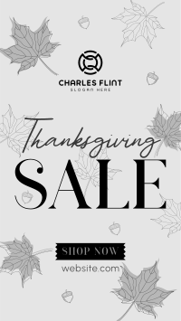 Elegant Thanksgiving Sale Instagram story Image Preview